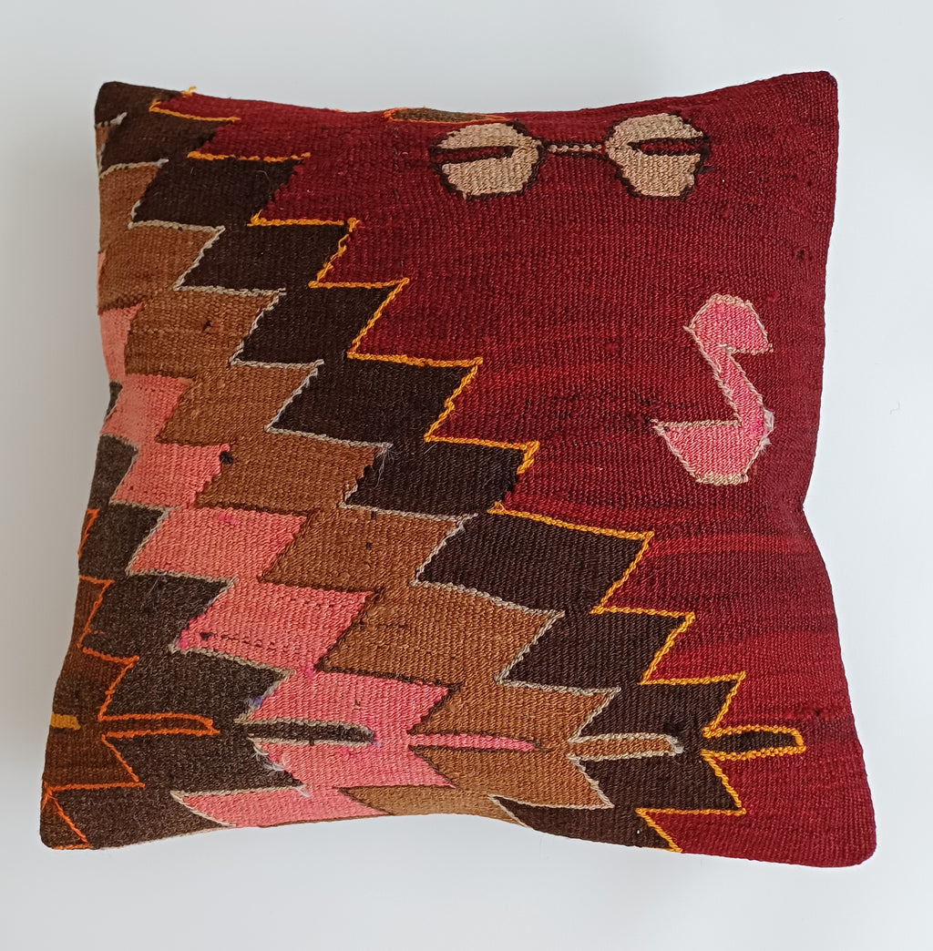 Handmade Multicolour Turkish Cushion Cover 20''x20'' / 50x50 CM