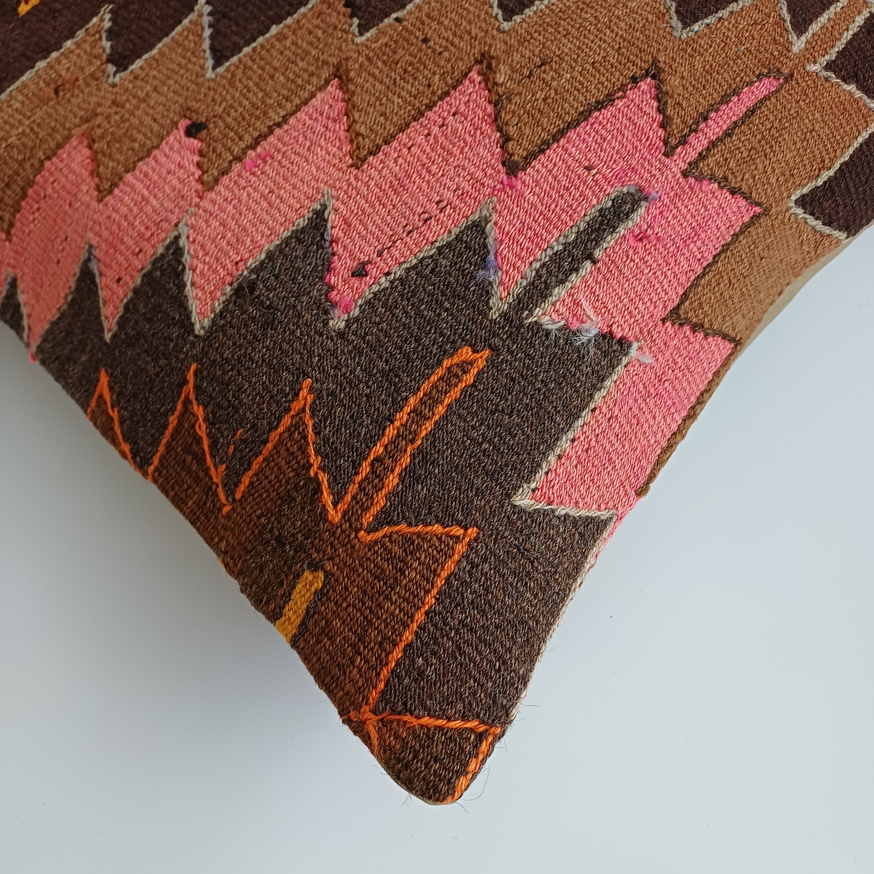 Handmade Multicolour Turkish Cushion Cover 20''x20'' / 50x50 CM