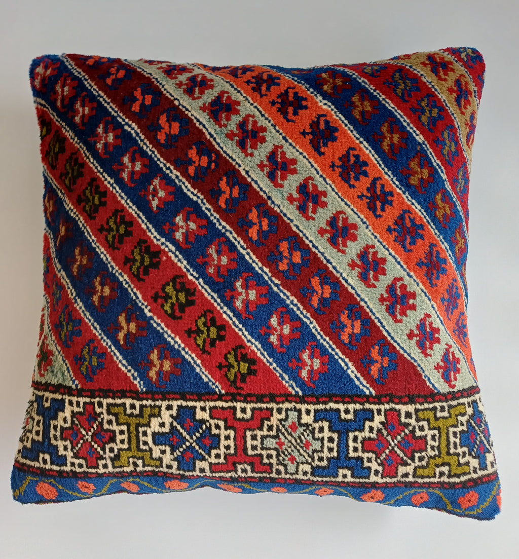 Vintage Turkish Cushion Cover 24''x24'' / 60x60 CM