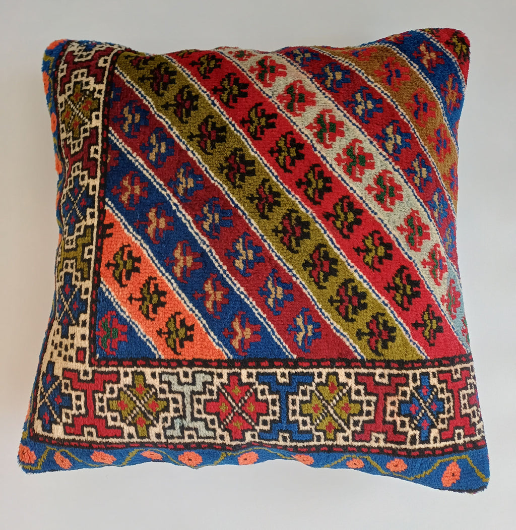 Vintage Turkish Cushion Cover 24''x24'' / 60x60 CM