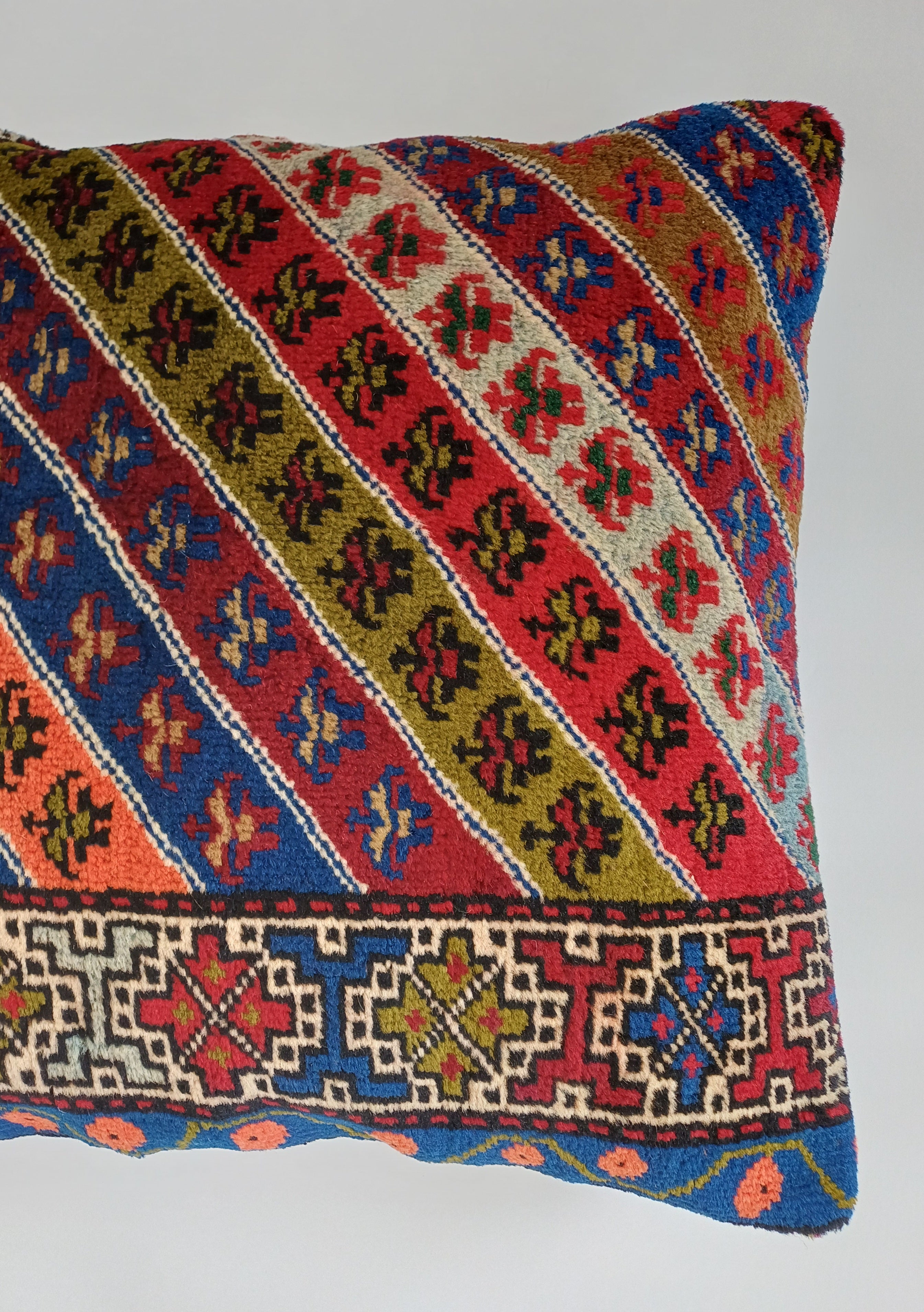 Vintage Turkish Cushion Cover 24''x24'' / 60x60 CM