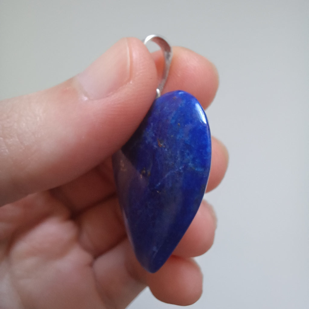 Lapis Lazuli Handmade Heart Pendant 3x3.2 CM