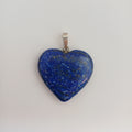 Lapis Lazuli Handmade Heart Pendant 2.9x3.2 CM