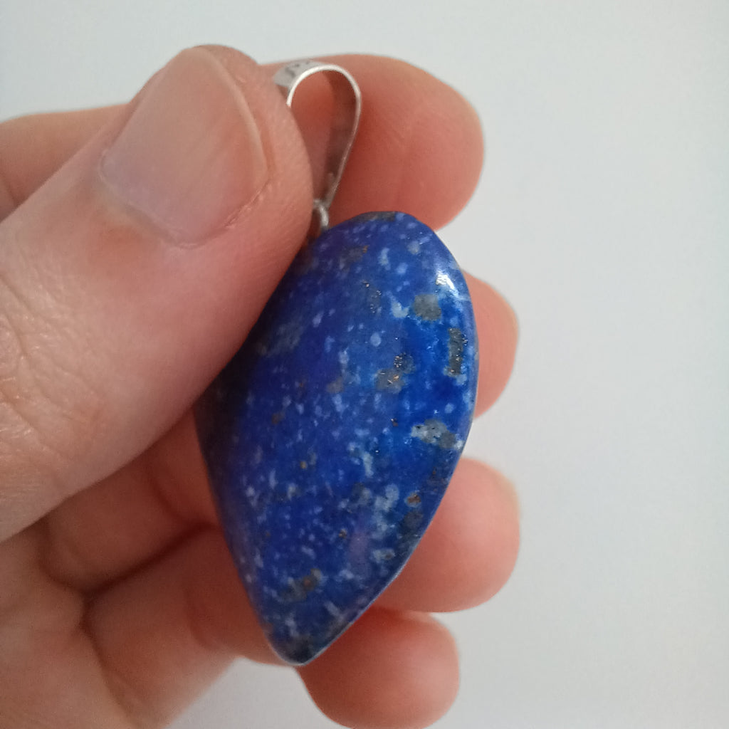 Lapis Lazuli Handmade Heart Pendant 2.9x3.2 CM