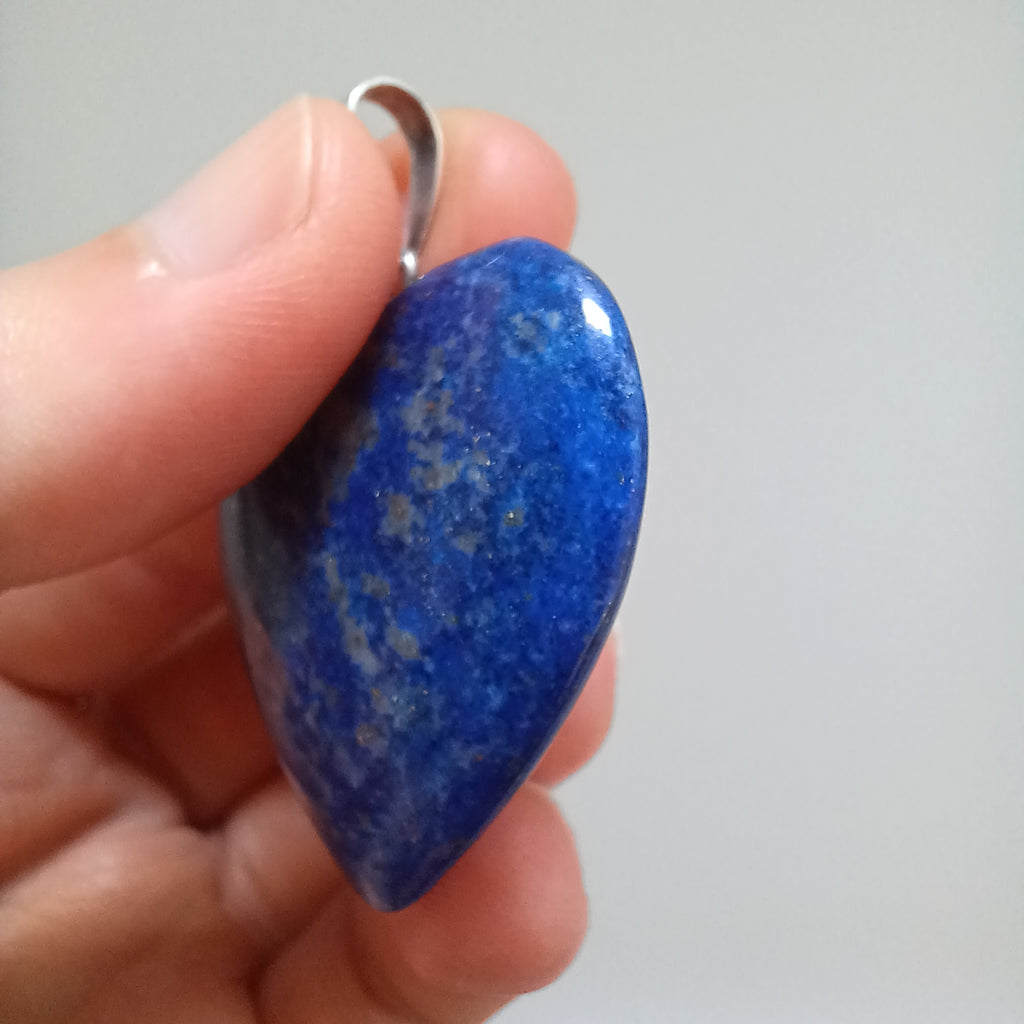 Lapis Lazuli Handmade Heart Pendant 3.2x3.4 CM