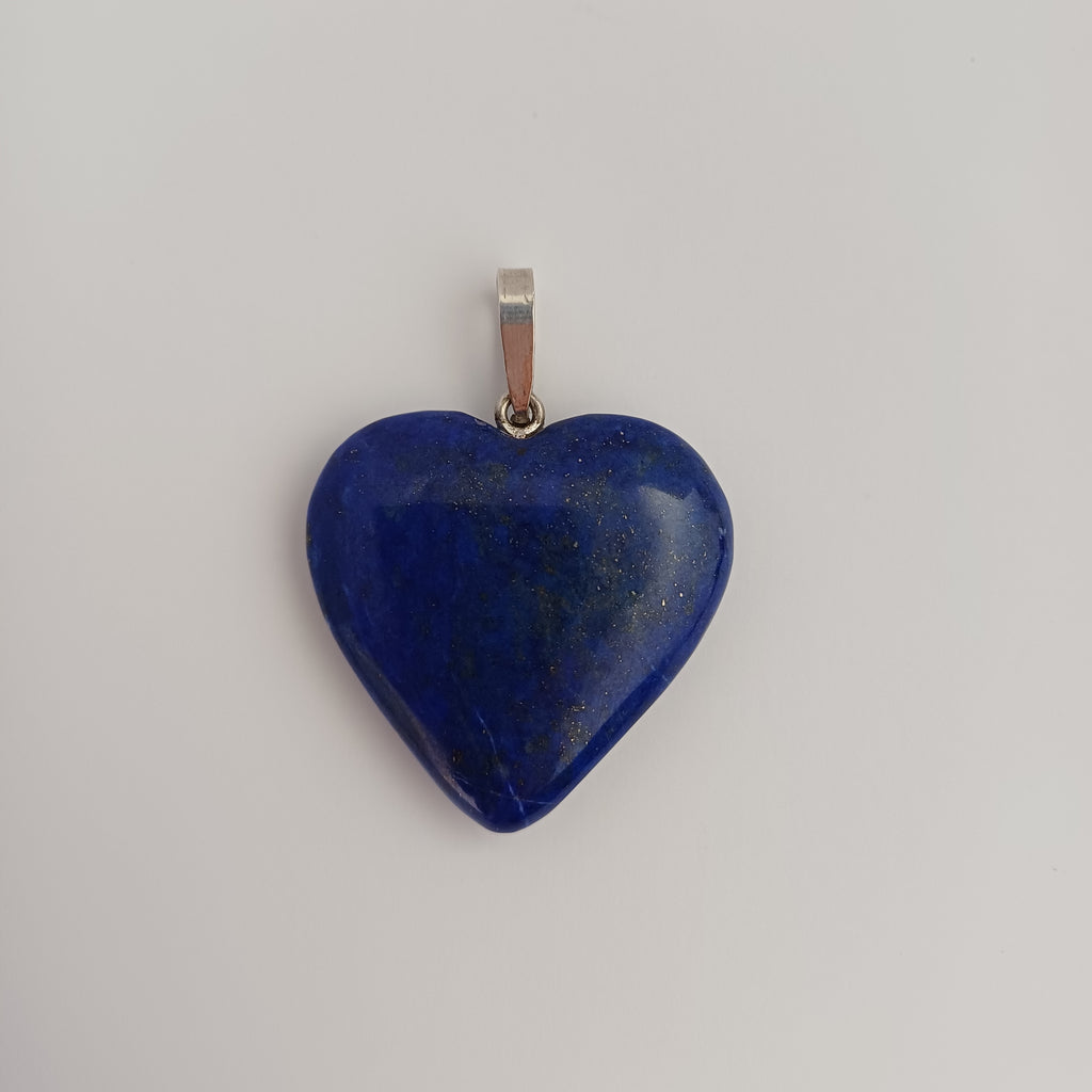 Lapis Lazuli Handmade Heart Pendant 2.7x2.9 CM
