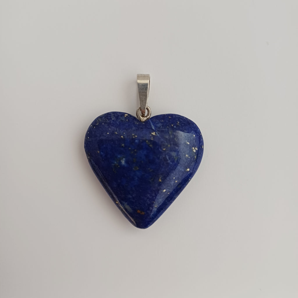 Lapis Lazuli Handmade Heart Pendant 2.5x2.6 CM