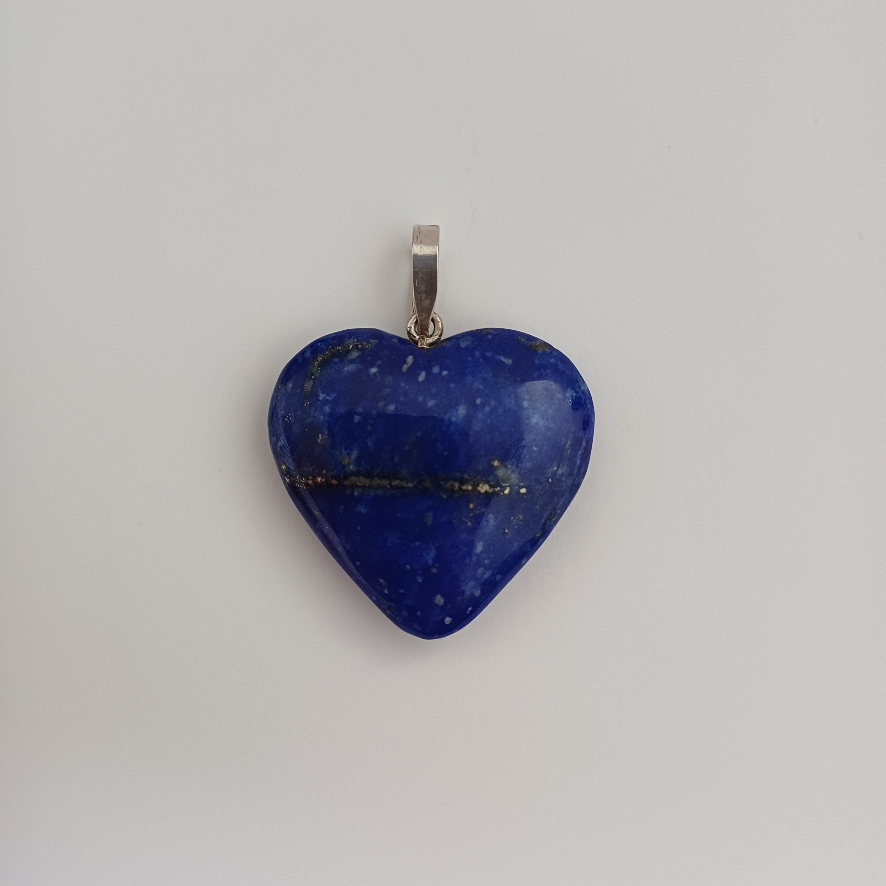 Lapis Lazuli Handmade Heart Pendant 2.6x2.8 CM