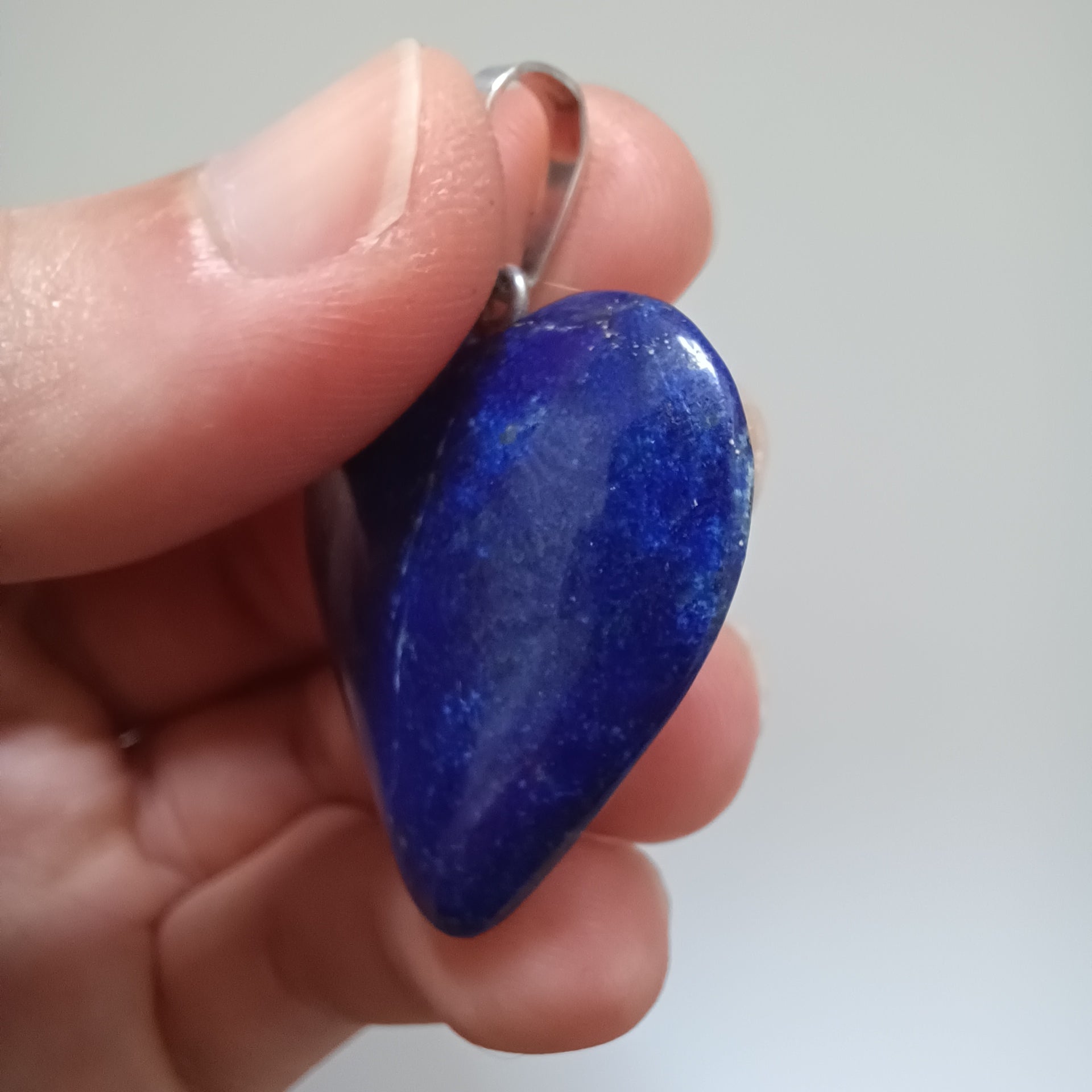 Lapis Lazuli Handmade Heart Pendant 2.8x2.7 CM