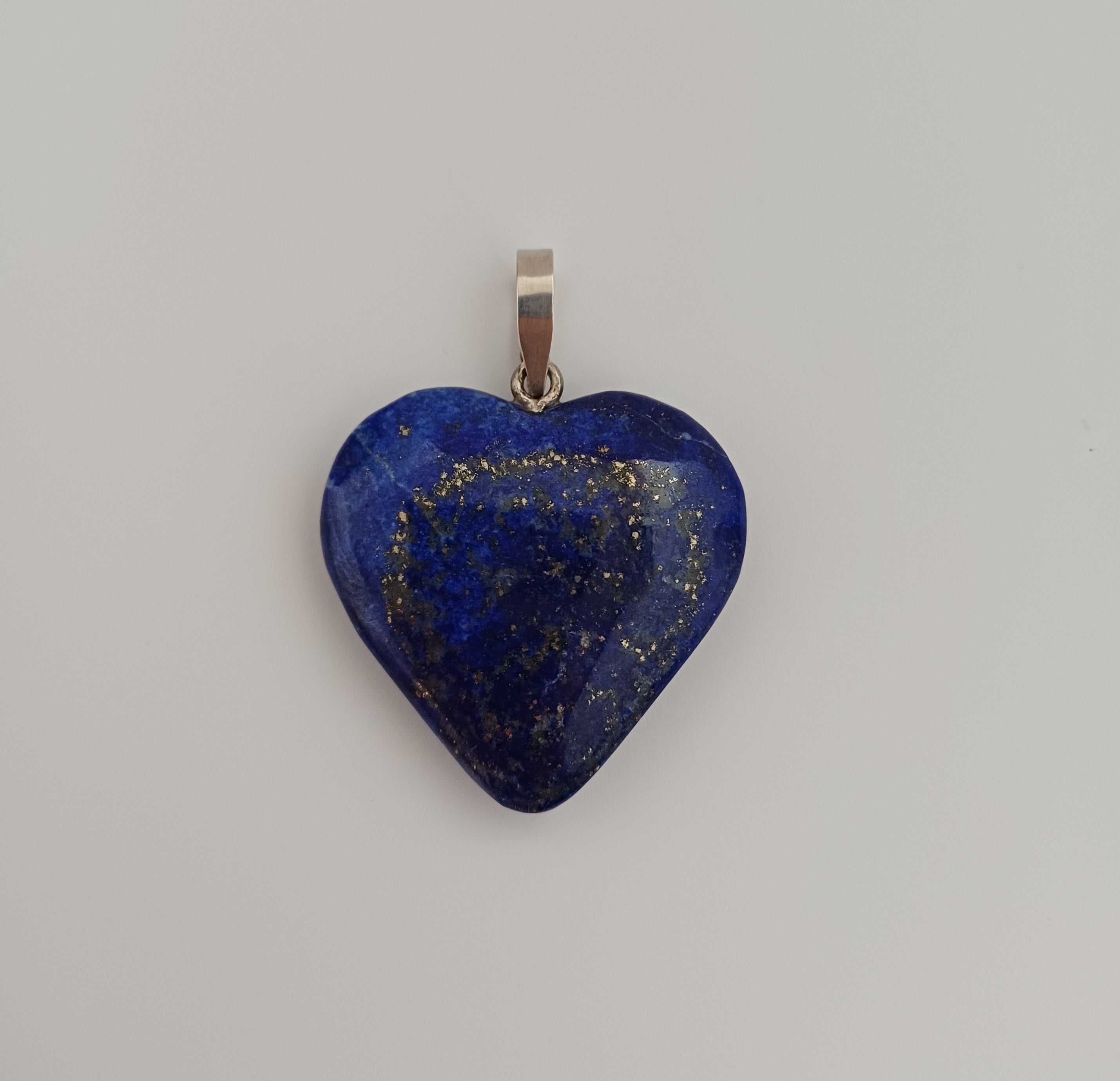 Lapis Lazuli Handmade Heart Pendant 2.6x2.4 CM