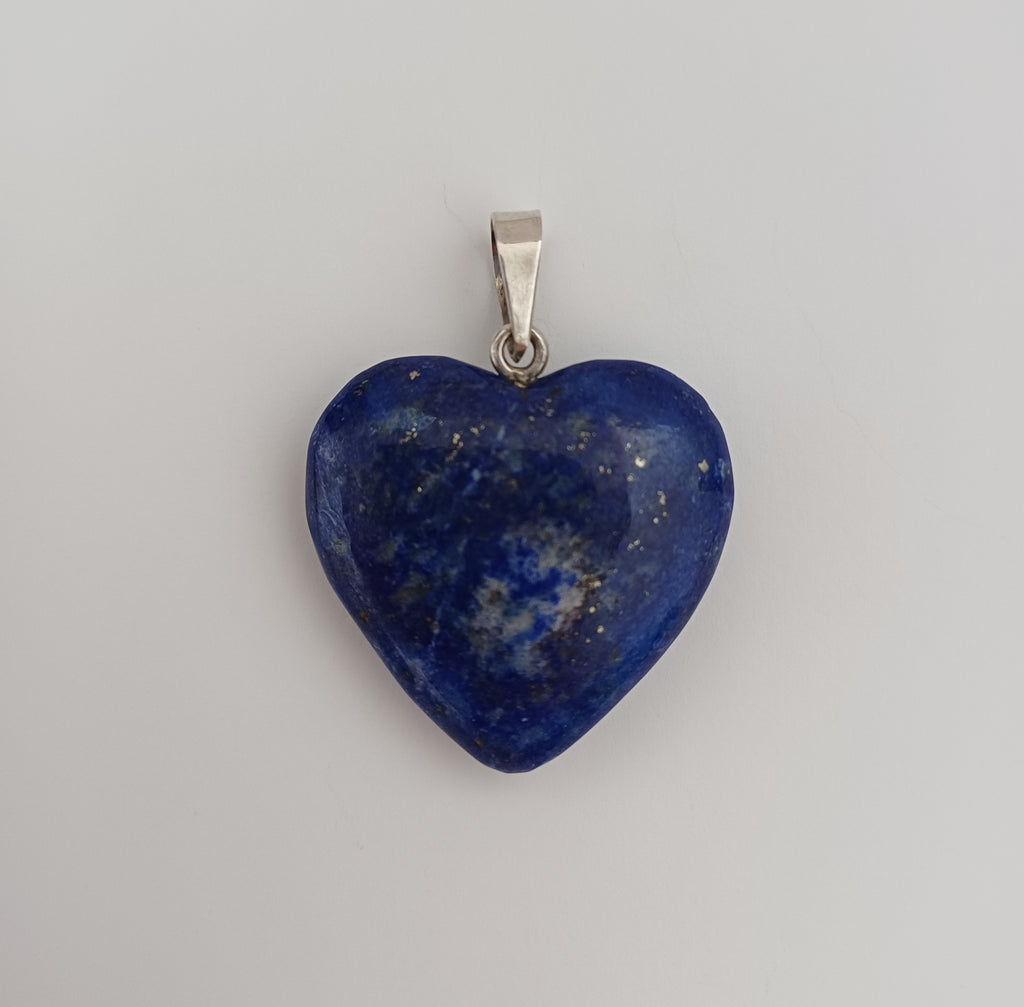 Lapis Lazuli Handmade Heart Pendant 2.5x2.6 CM