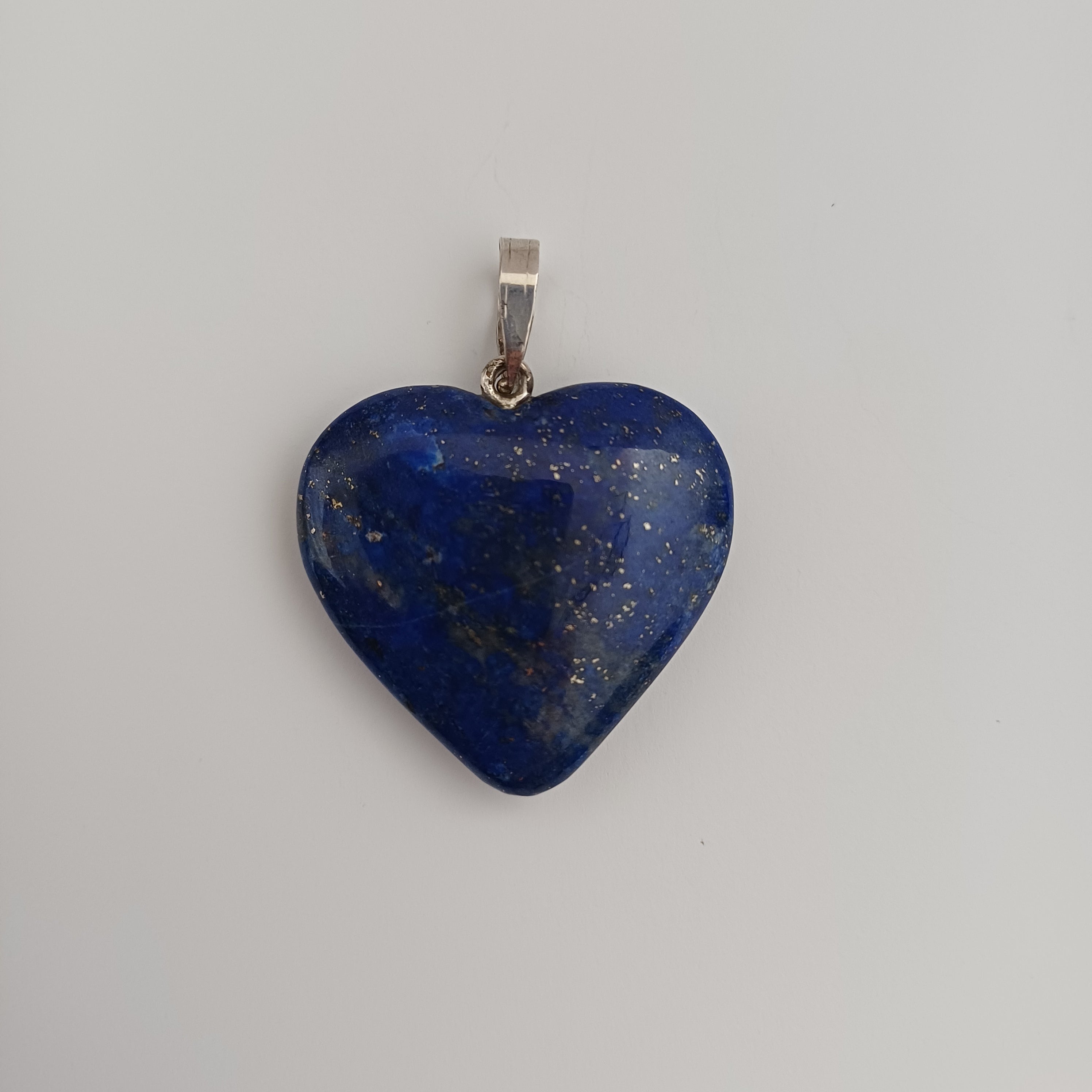 Lapis Lazuli Handmade Heart Pendant 2.5x2.7 CM