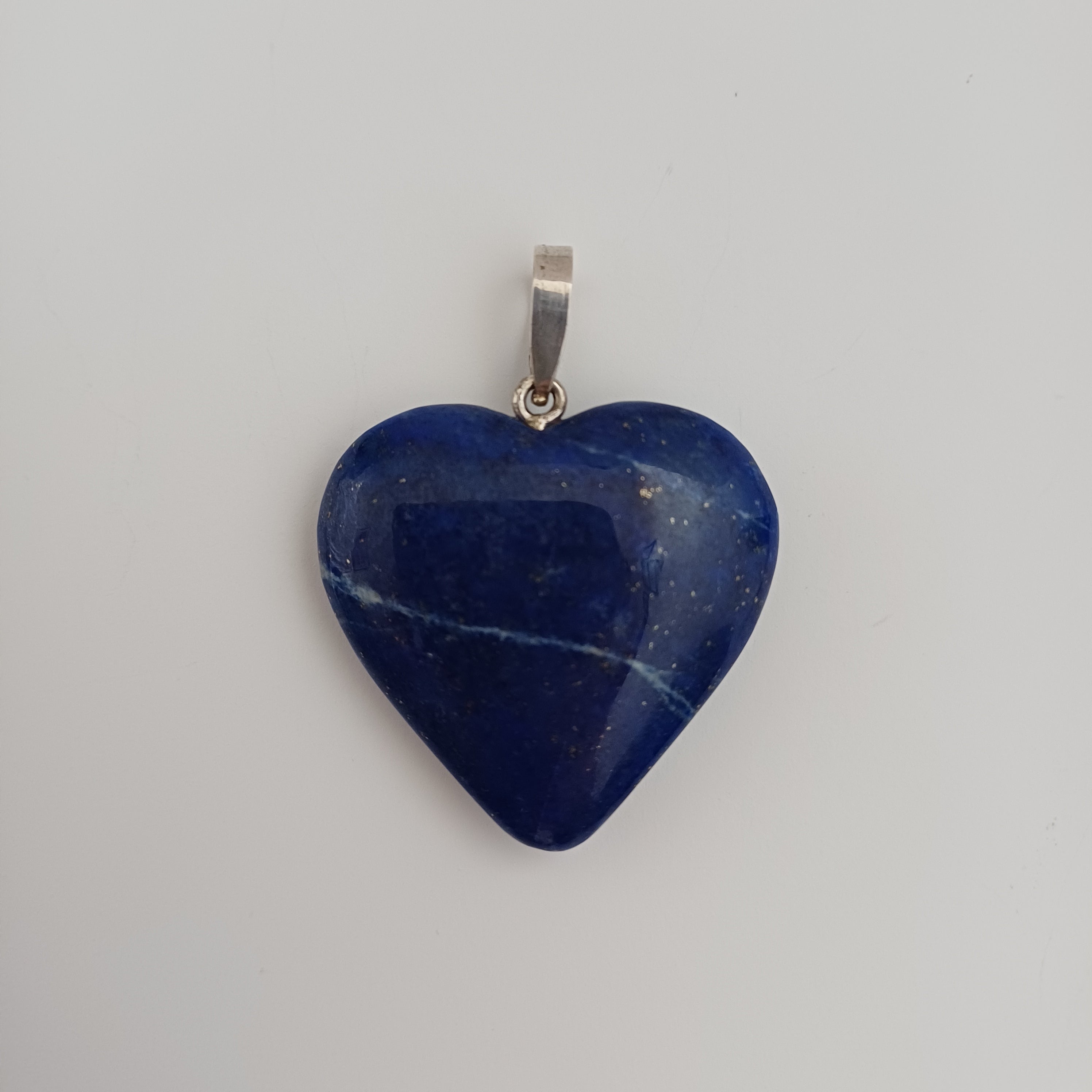 Lapis Lazuli Handmade Heart Pendant 2.6x3 CM