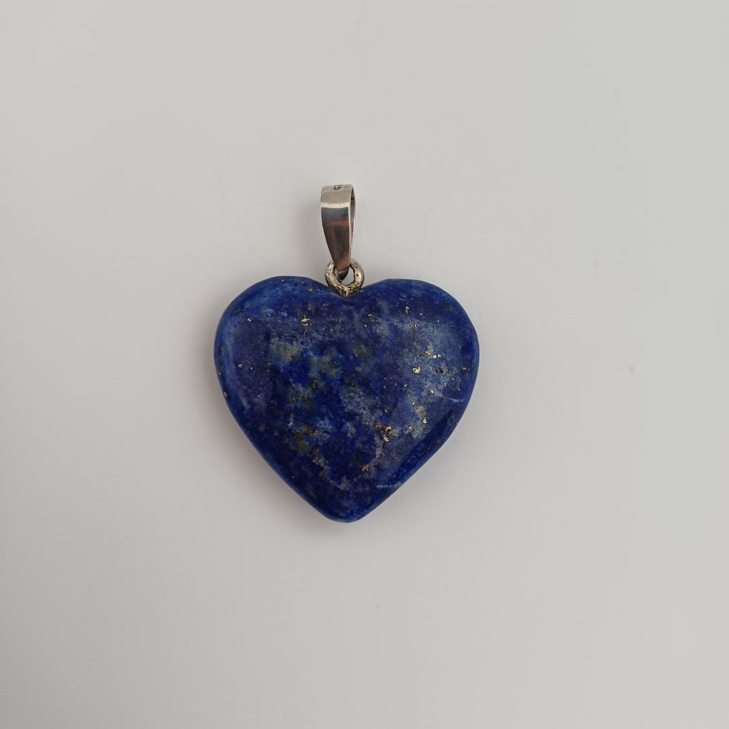 Lapis Lazuli Handmade Heart Pendant 2.3x2.6 CM