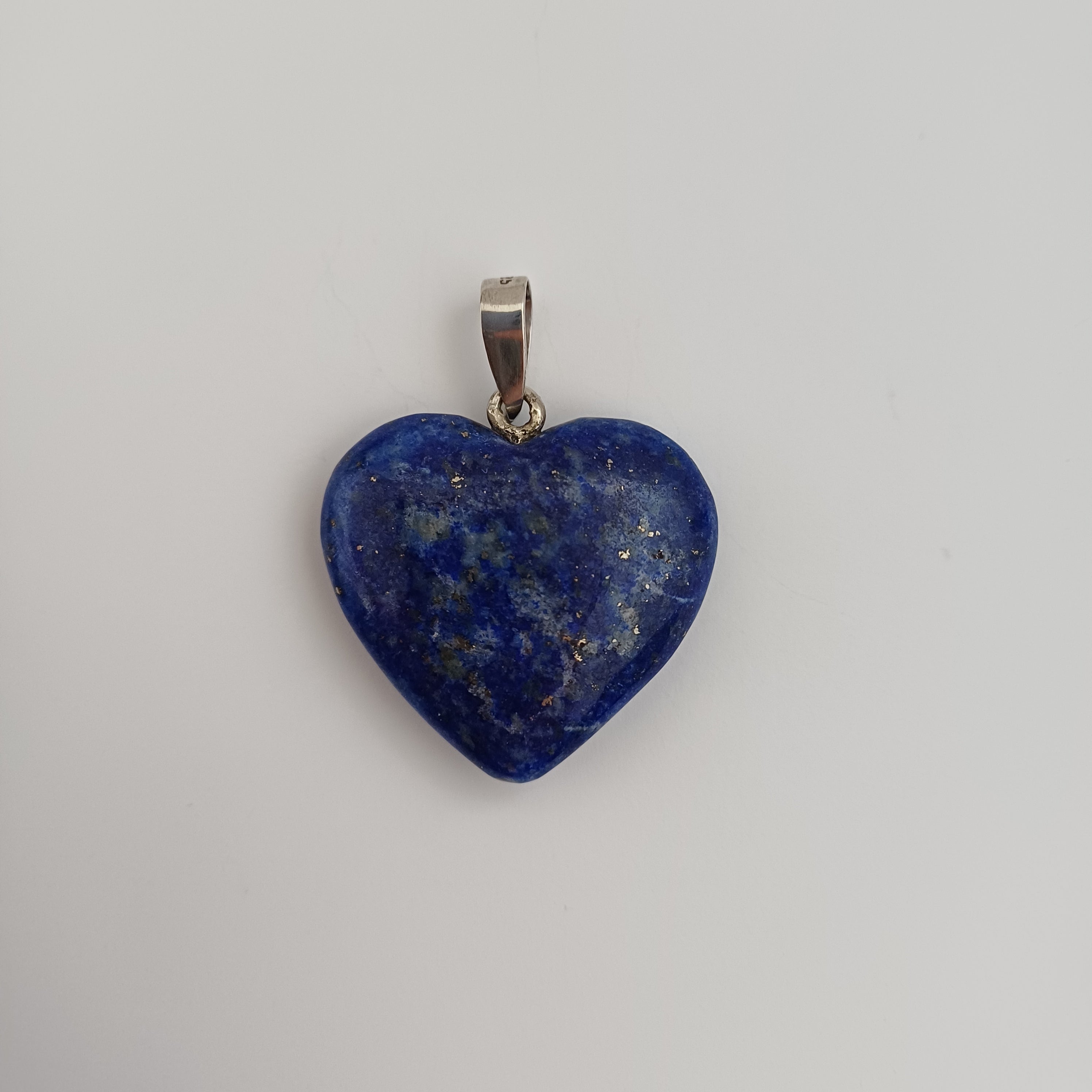 Lapis Lazuli Handmade Heart Pendant 2.3x2.6 CM