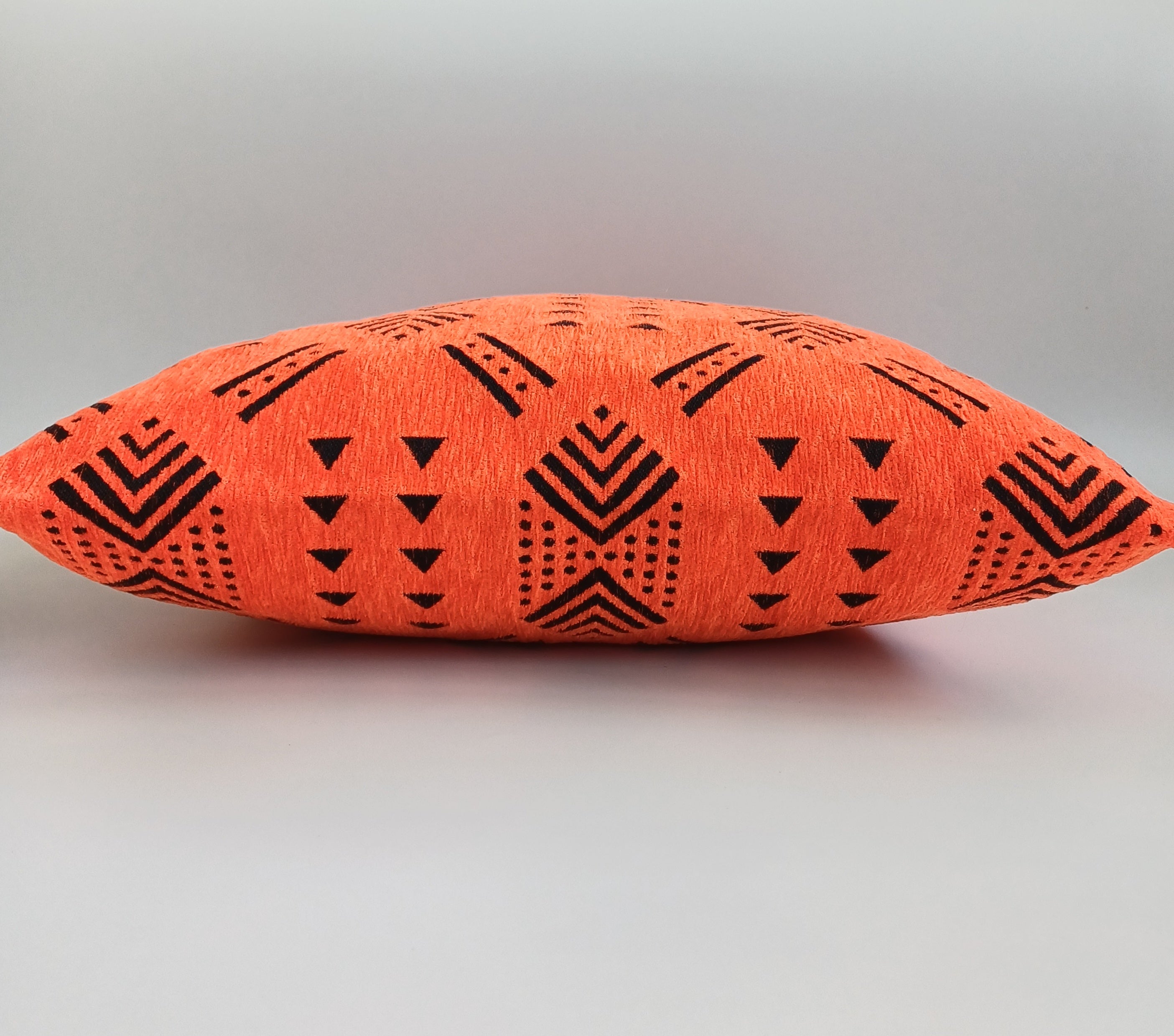 Terracotta Orange Velvet Moroccan Cushion Cover 20''x20'' / 50x50 CM