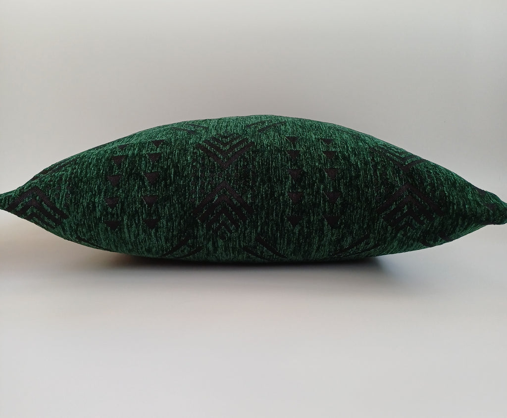 Emerald Green Velvet Moroccan Cushion Cover 20''x20'' / 50x50 CM
