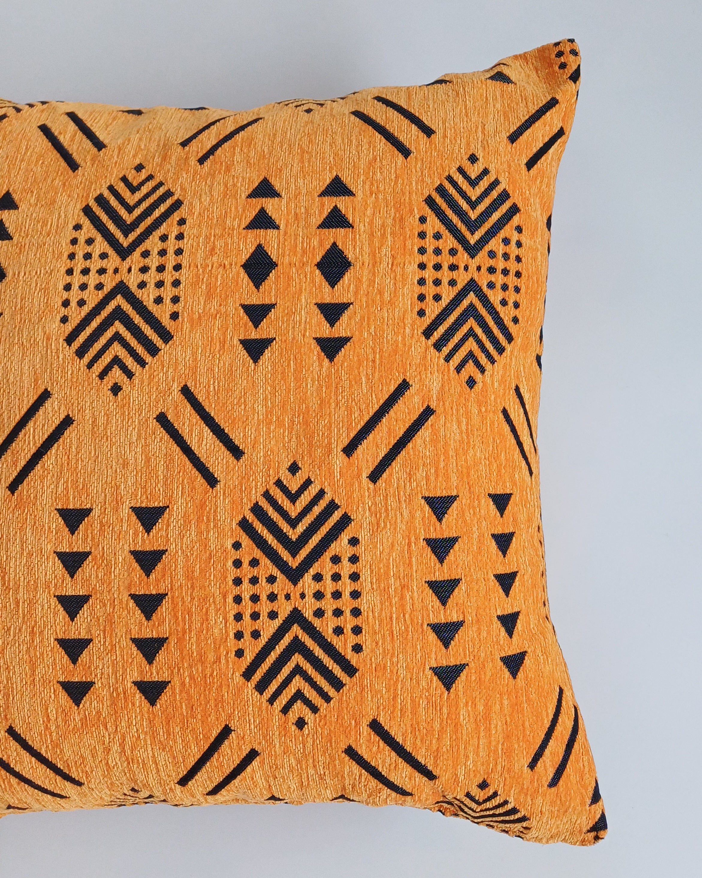 Saffron Velvet Moroccan Cushion Cover 20''x20'' / 50x50 CM