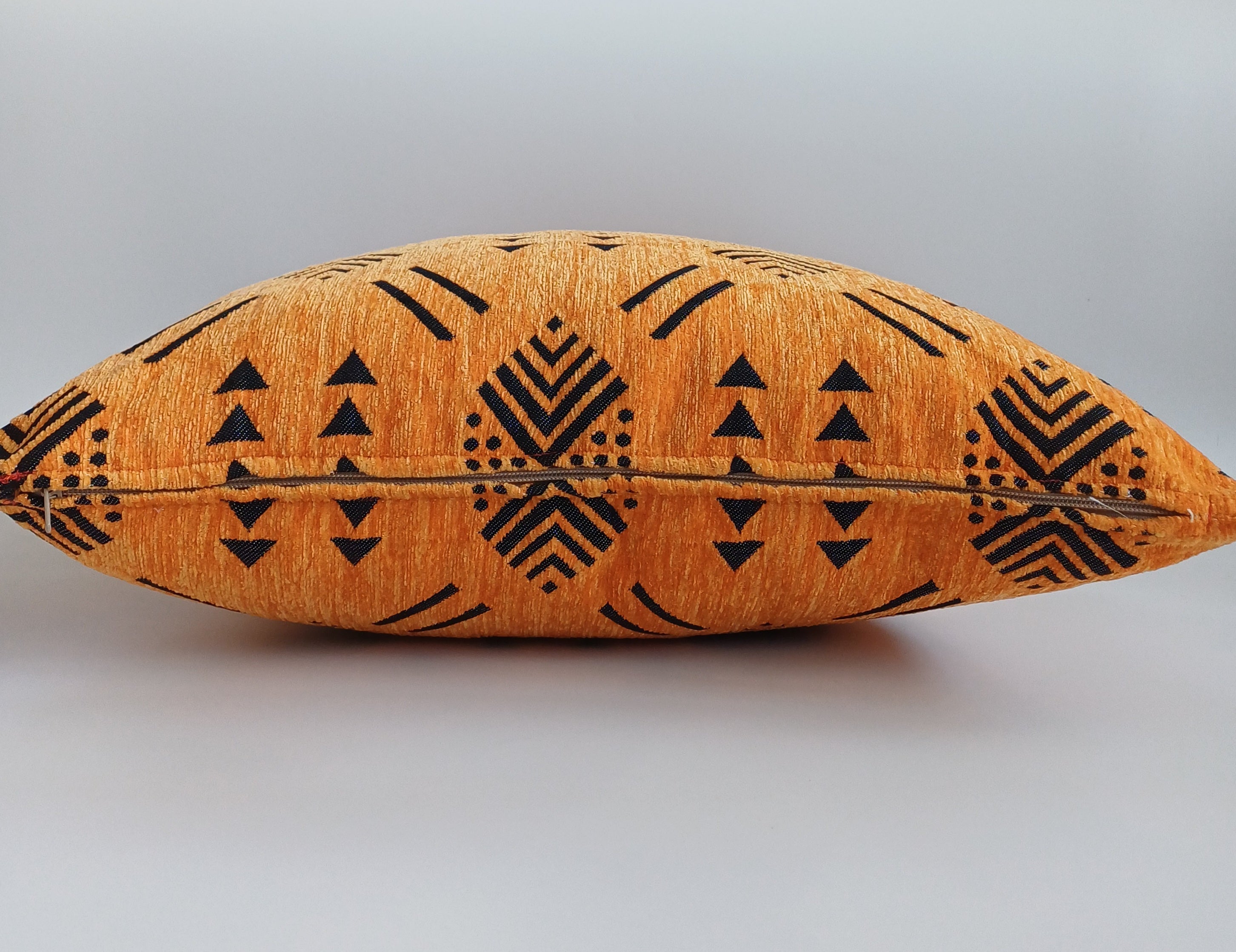 Saffron Velvet Moroccan Cushion Cover 20''x20'' / 50x50 CM