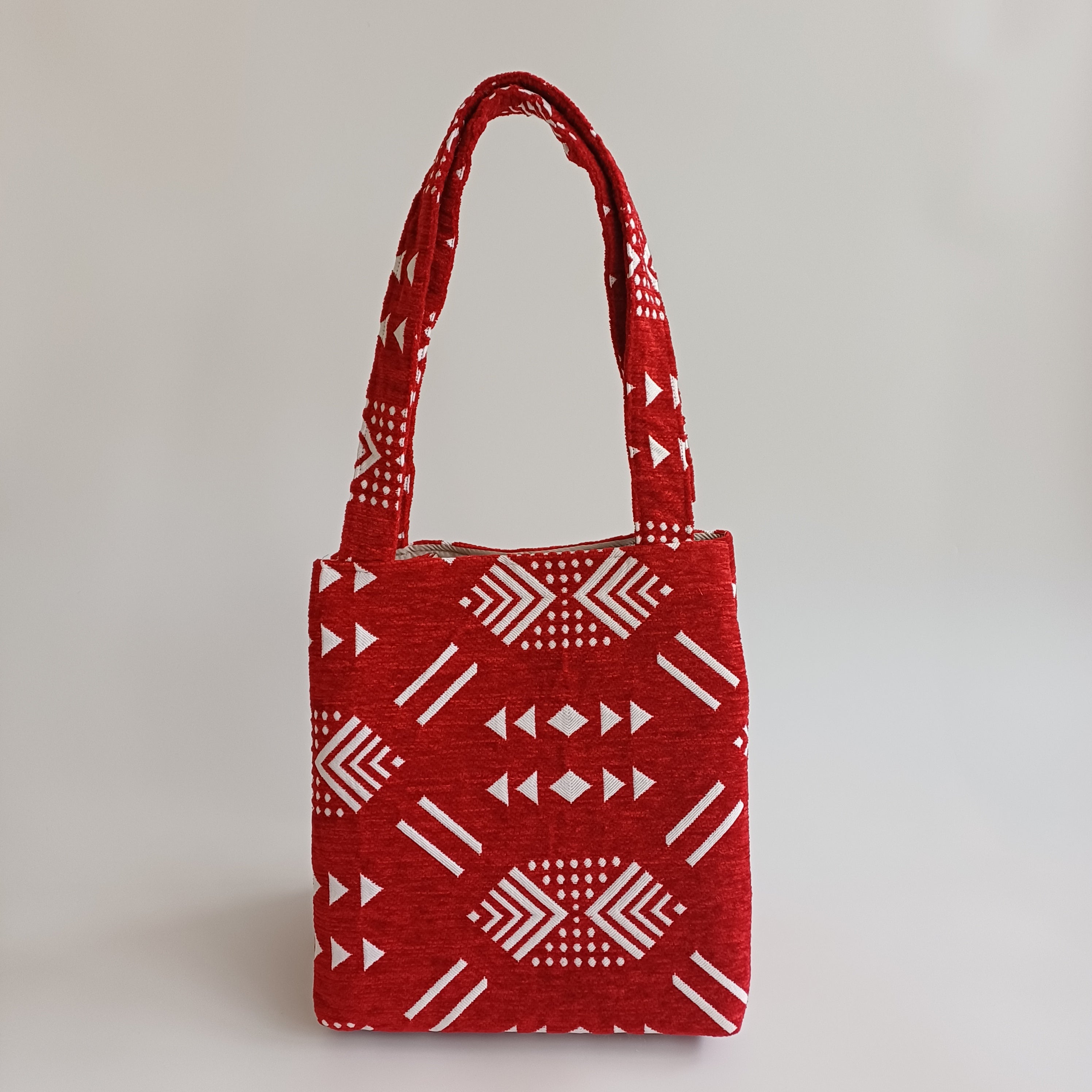 Handmade Moroccan Velvet Tote Bag Medium Sized 47x31 CM