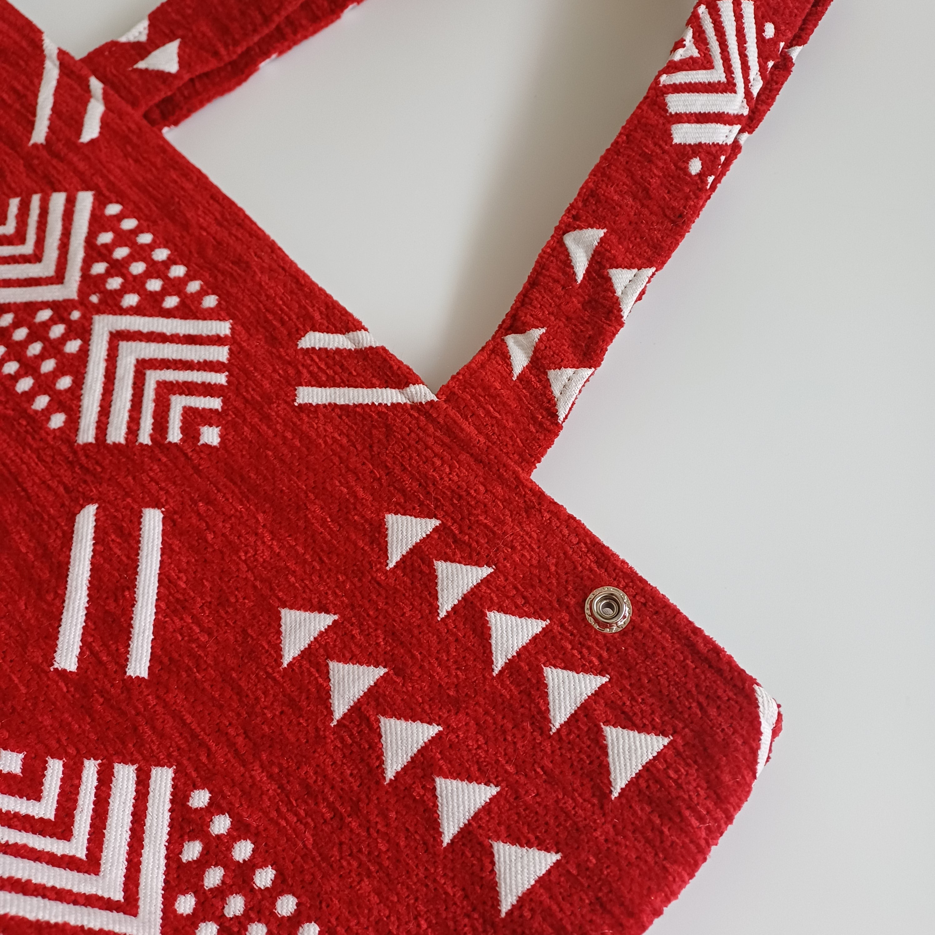 Handmade Moroccan Velvet Tote Bag Medium Sized 47x31 CM