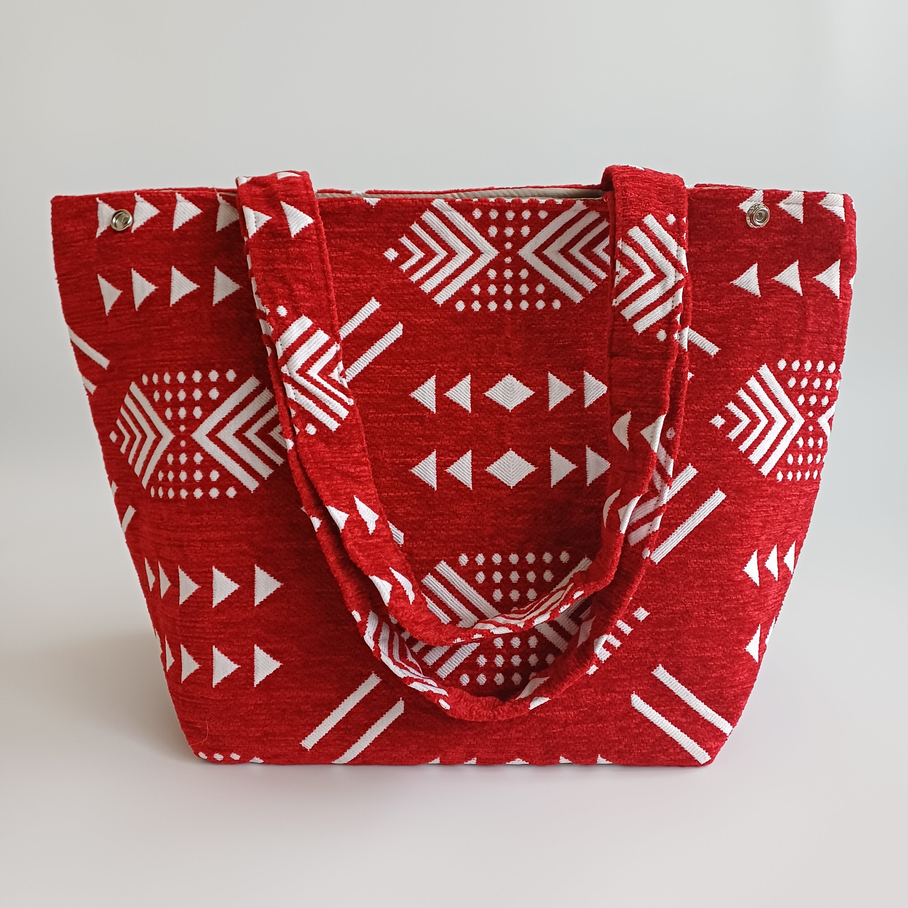 Handmade Moroccan Velvet Tote Bag Medium Sized 47x31 CM