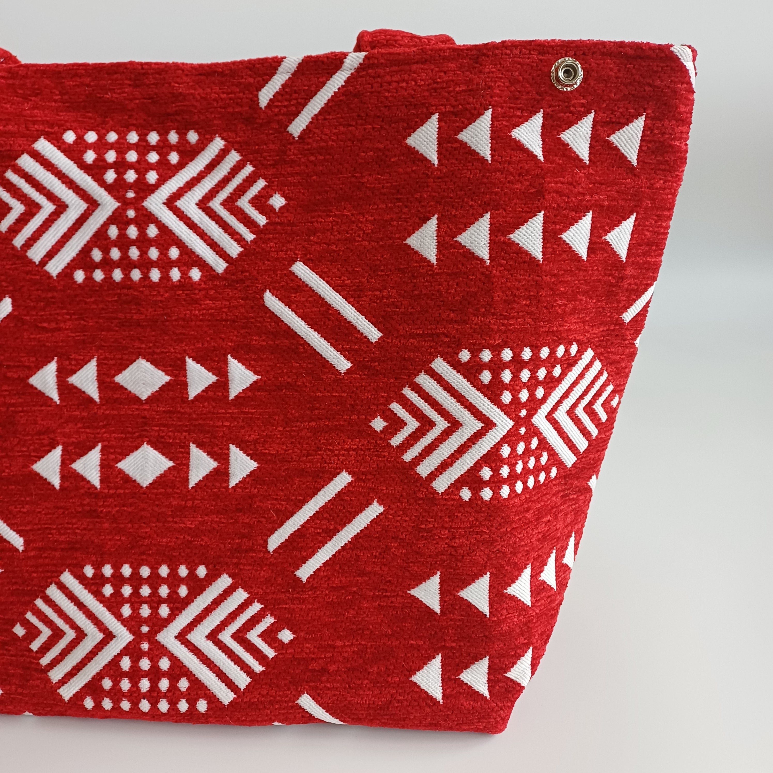 Handmade Moroccan Velvet Tote Bag Medium Sized 47x31 CM