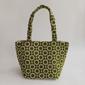 Handmade Moss Green Moroccan Velvet Tote Bag Medium Sized 47x31 CM