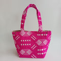 Handmade Pink Moroccan Velvet Tote Bag Medium Sized 47x31 CM
