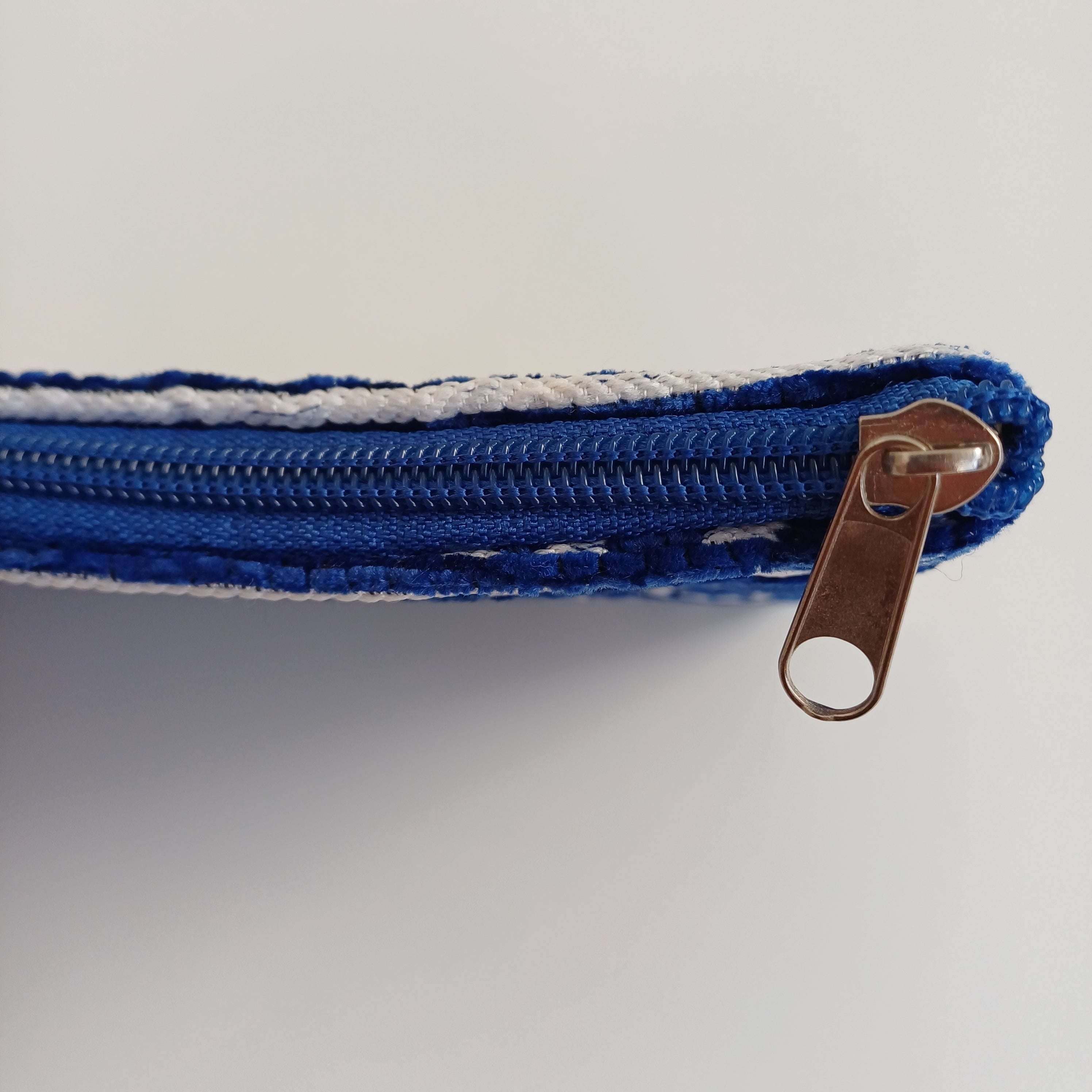 Moroccan Cobalt Blue Handmade Velvet Pouch 20x14 CM