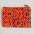 Moroccan Burnt Orange Handmade Velvet Pouch 20x14 CM