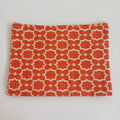 Moroccan Rust Orange Handmade Velvet Laptop Sleeve 33x25 CM