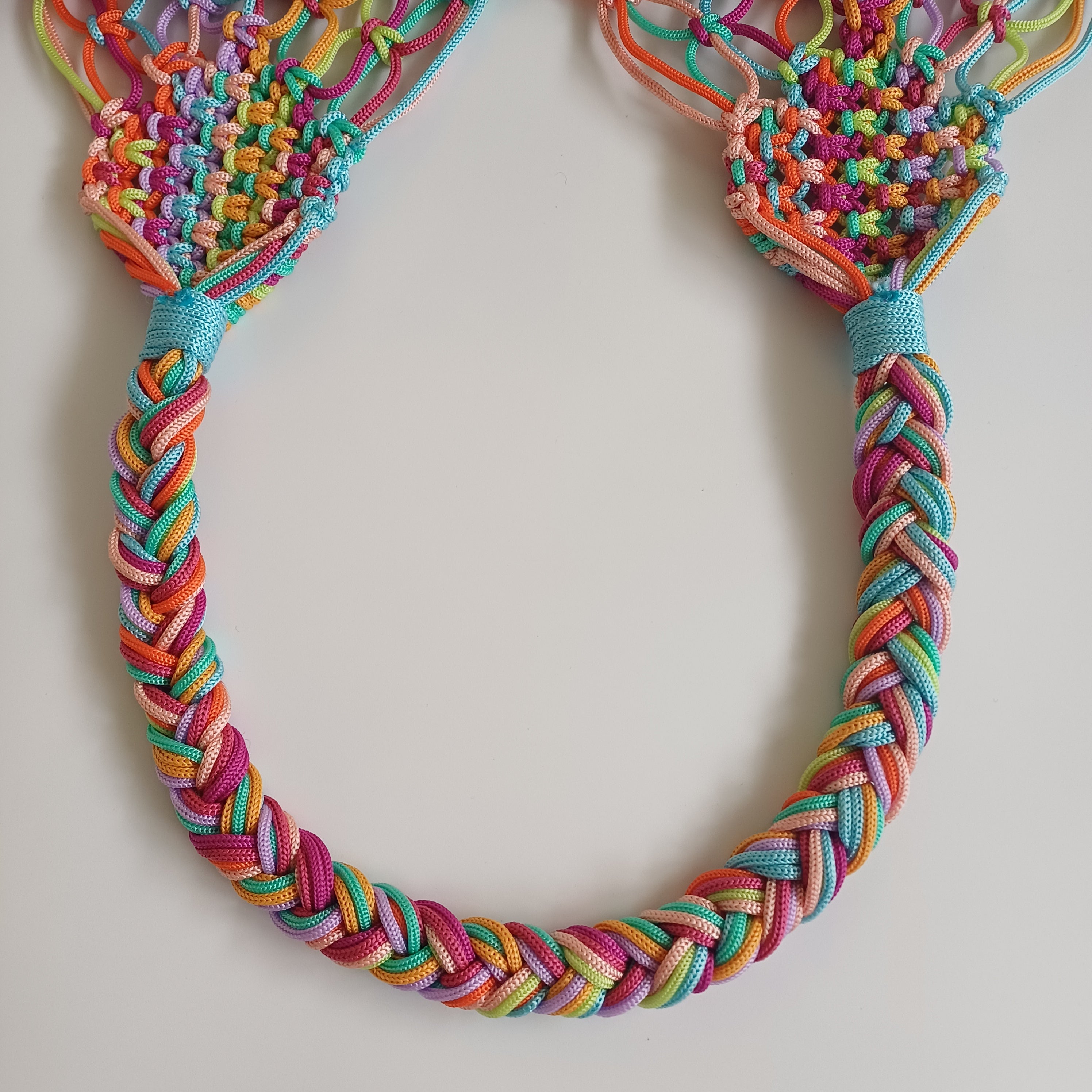 Moroccan Handmade Multicolour Crochet Tote Bag 59x34 CM