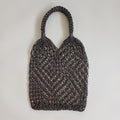 Moroccan Handmade Slate Grey Crochet Tote Bag 60x36 CM