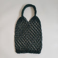 Moroccan Handmade Deep Forest Green Crochet Tote Bag 62x34 CM