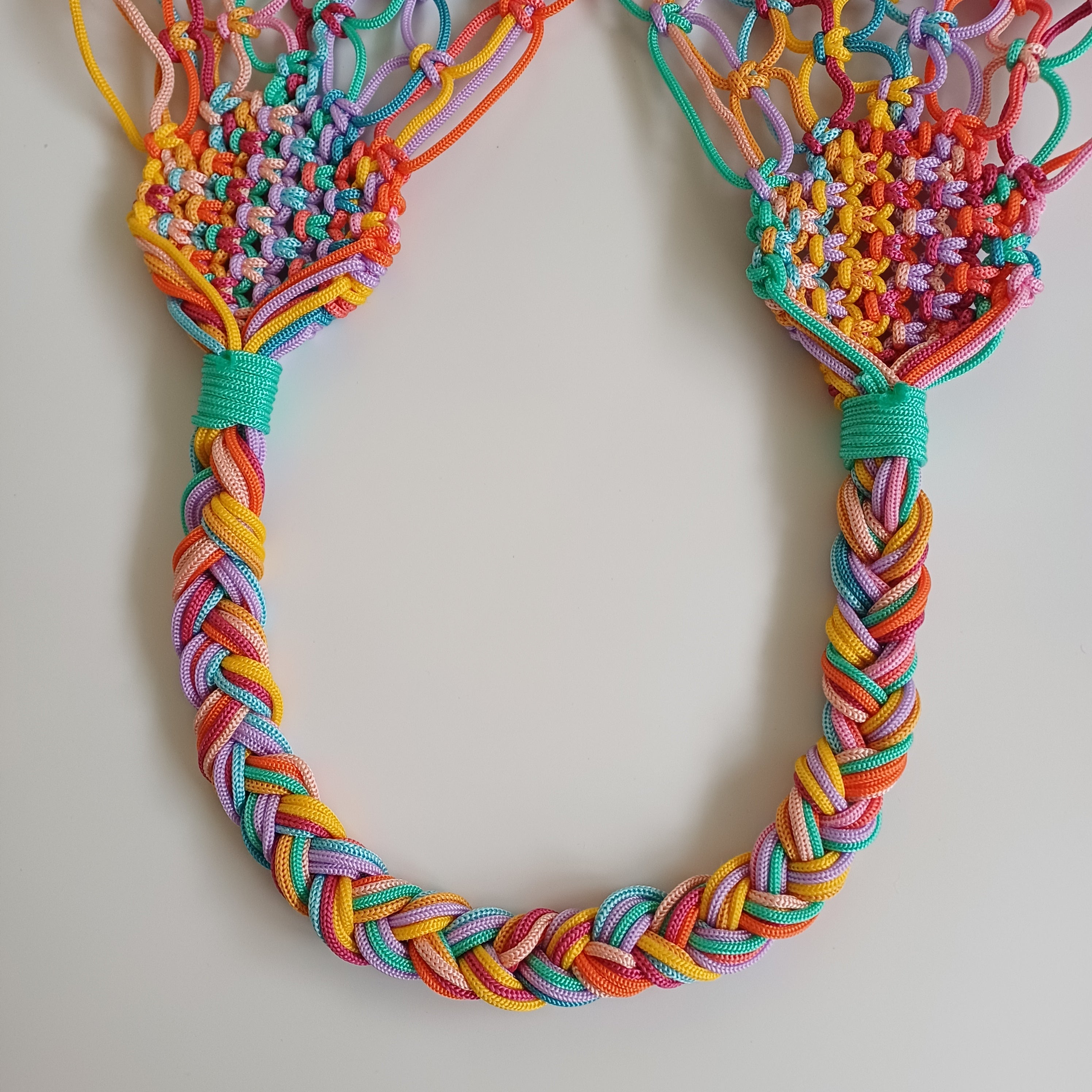 Moroccan Handmade Multicolour Crochet Tote Bag 58x33 CM