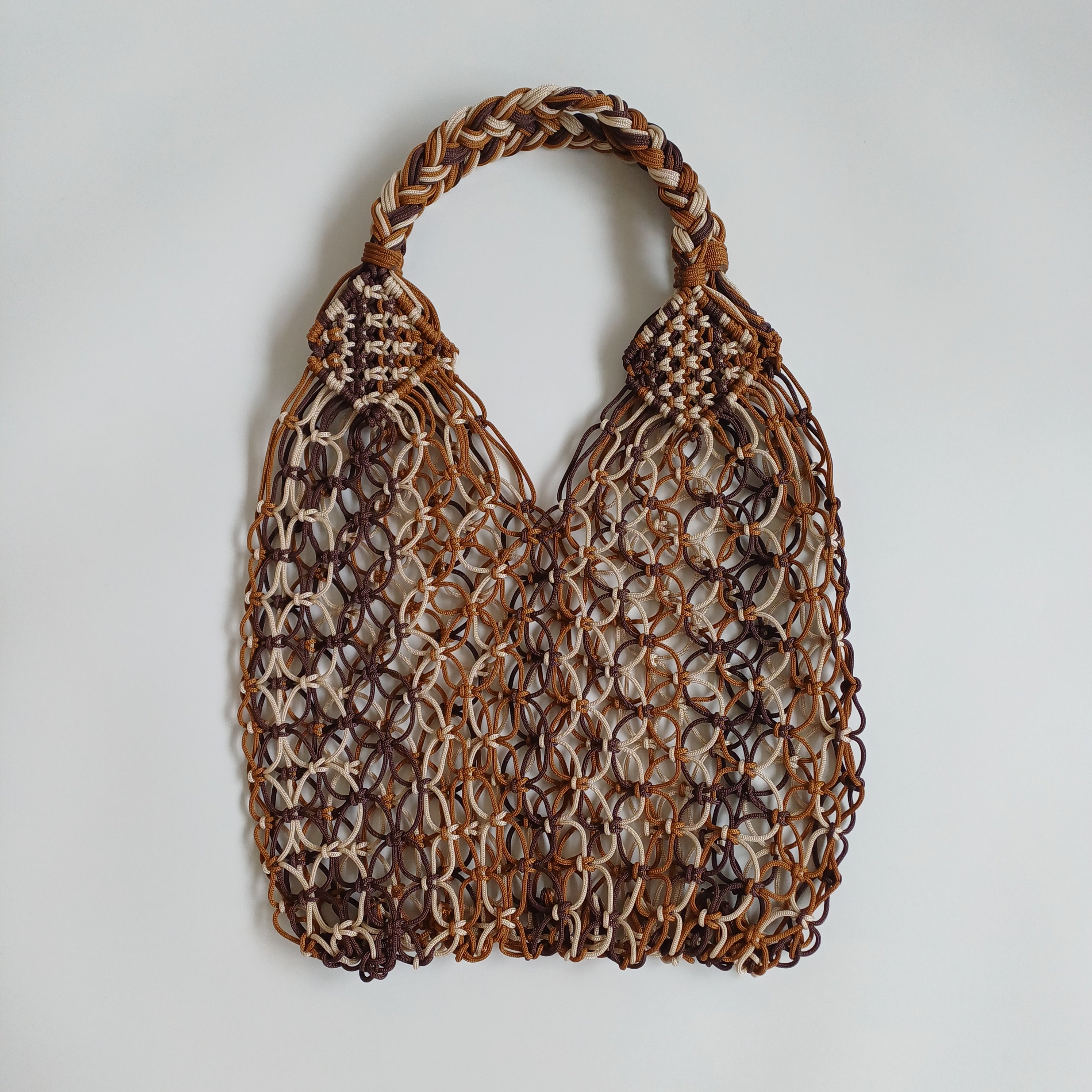 Moroccan Handmade Multicolour Crochet Tote Bag 52x37 CM