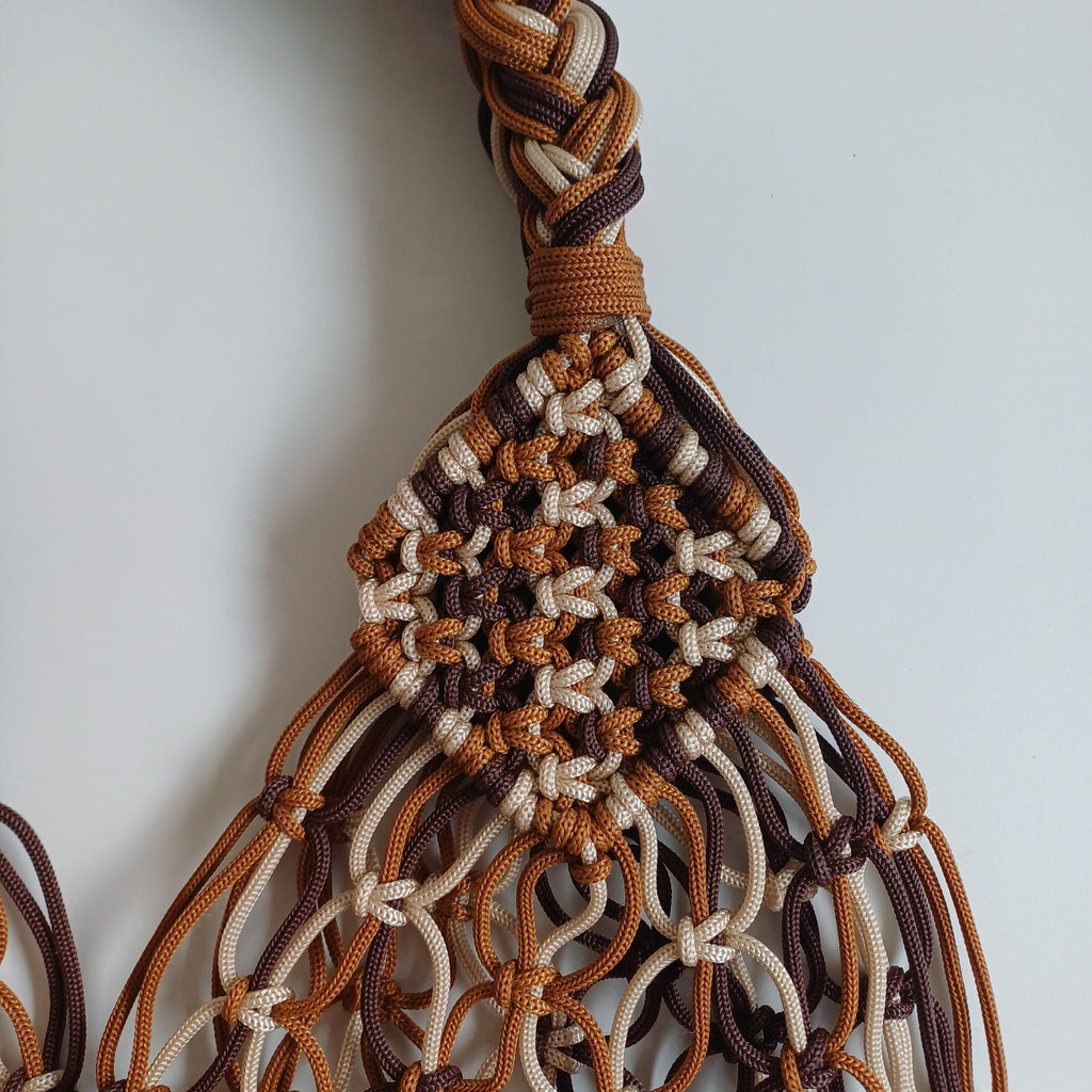 Moroccan Handmade Multicolour Crochet Tote Bag 52x37 CM