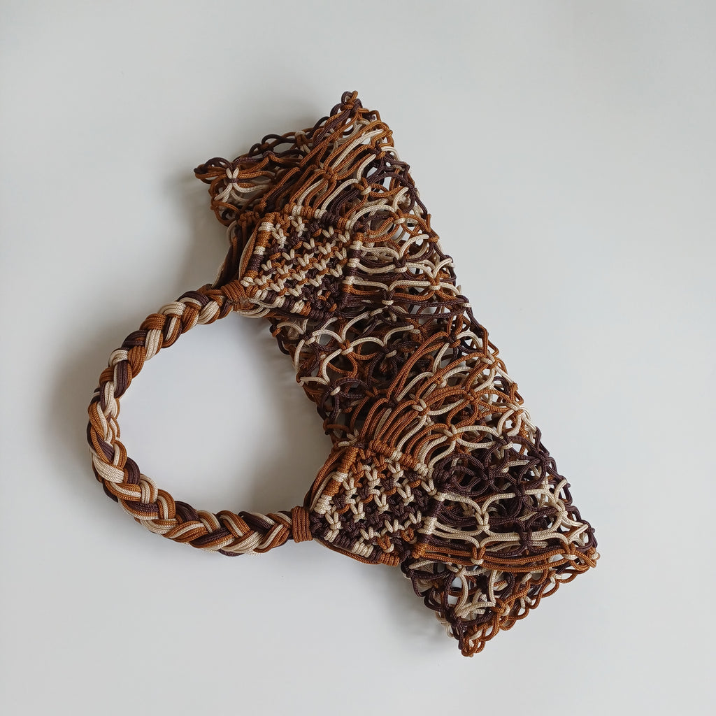 Moroccan Handmade Multicolour Crochet Tote Bag 52x37 CM