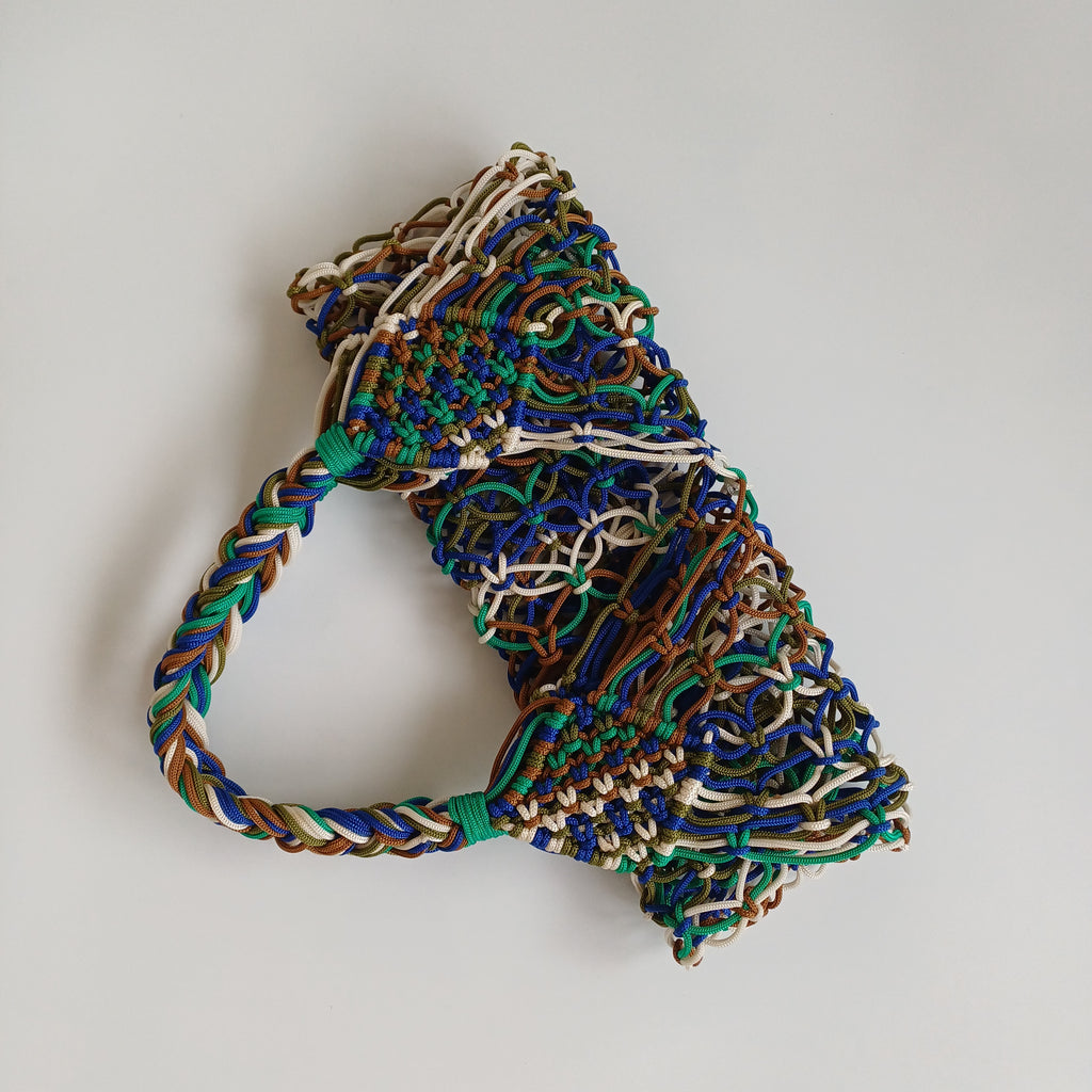 Moroccan Handmade Multicolour Crochet Tote Bag 53x35 CM