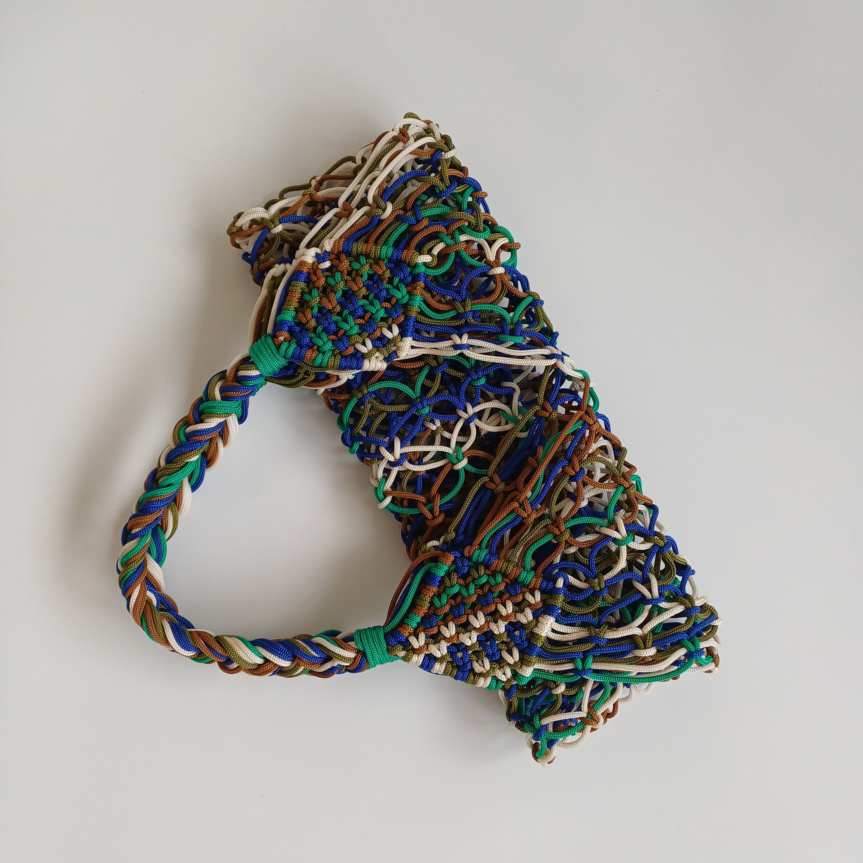 Moroccan Handmade Multicolour Crochet Tote Bag 53x35 CM