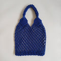 Moroccan Handmade Dark Blue Crochet Tote Bag 57x36 CM