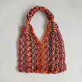 Moroccan Handmade Multicolour Crochet Tote Bag 46x32 CM