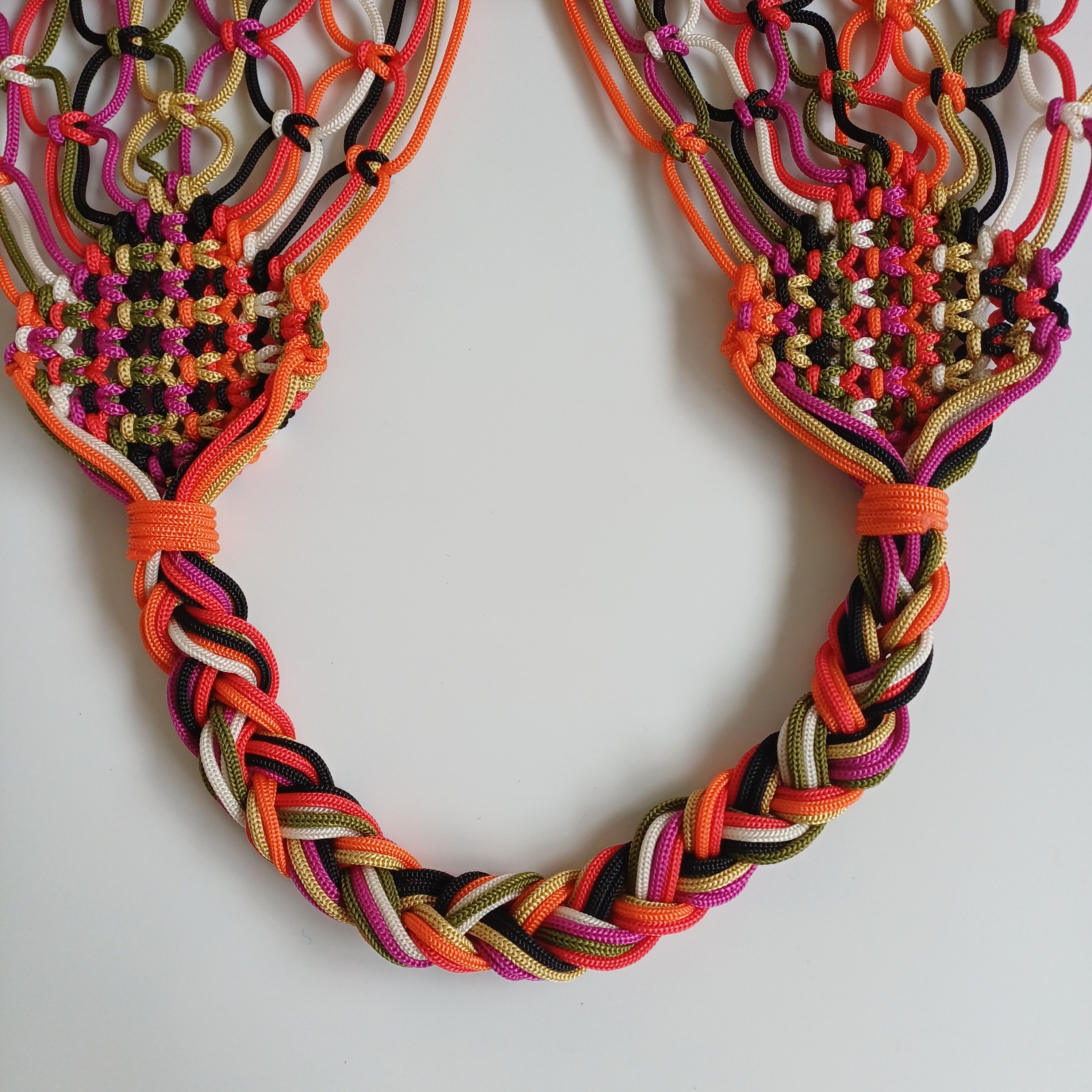 Moroccan Handmade Multicolour Crochet Tote Bag 46x32 CM