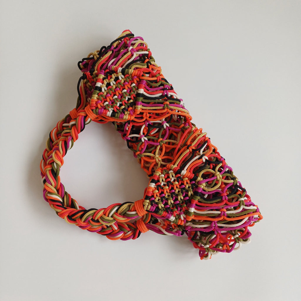 Moroccan Handmade Multicolour Crochet Tote Bag 46x32 CM