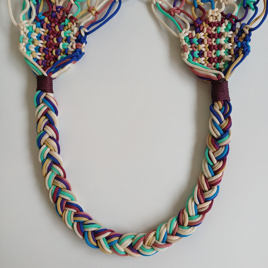 Moroccan Handmade Multicolour Crochet Tote Bag 53x30 CM