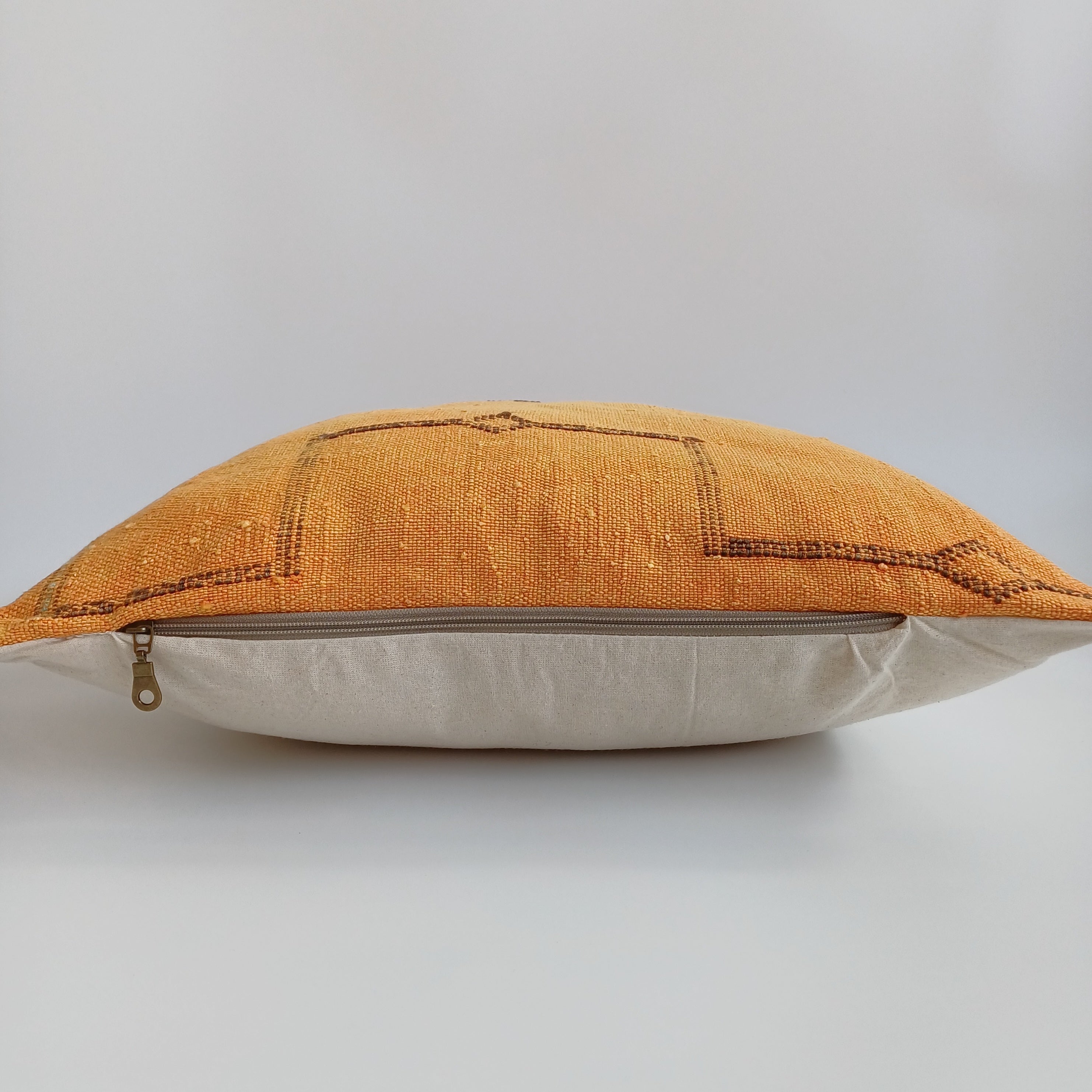 Moroccan Handmade Sunset Cactus Silk Cushion Cover 20''x20'' / 50x50 CM