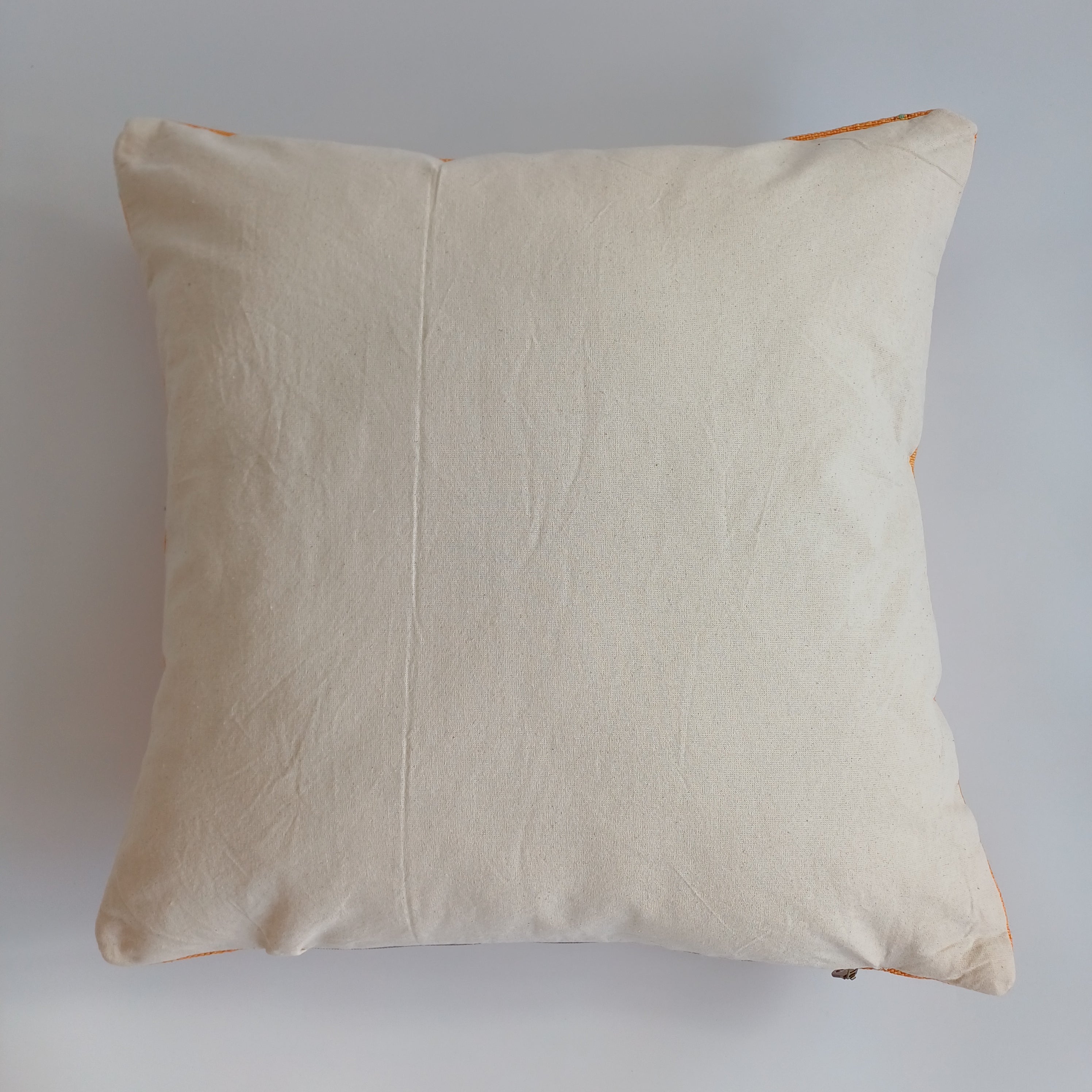 Moroccan Handmade Sunset Cactus Silk Cushion Cover 20''x20'' / 50x50 CM
