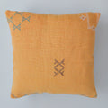 Moroccan Handmade Sunset Cactus Silk Cushion Cover 20''x20'' / 50x50 CM