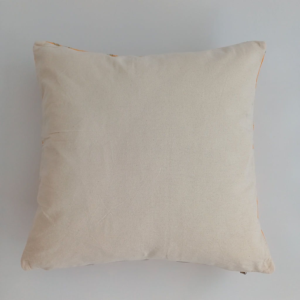 Moroccan Handmade Sunset Cactus Silk Cushion Cover 20''x20'' / 50x50 CM